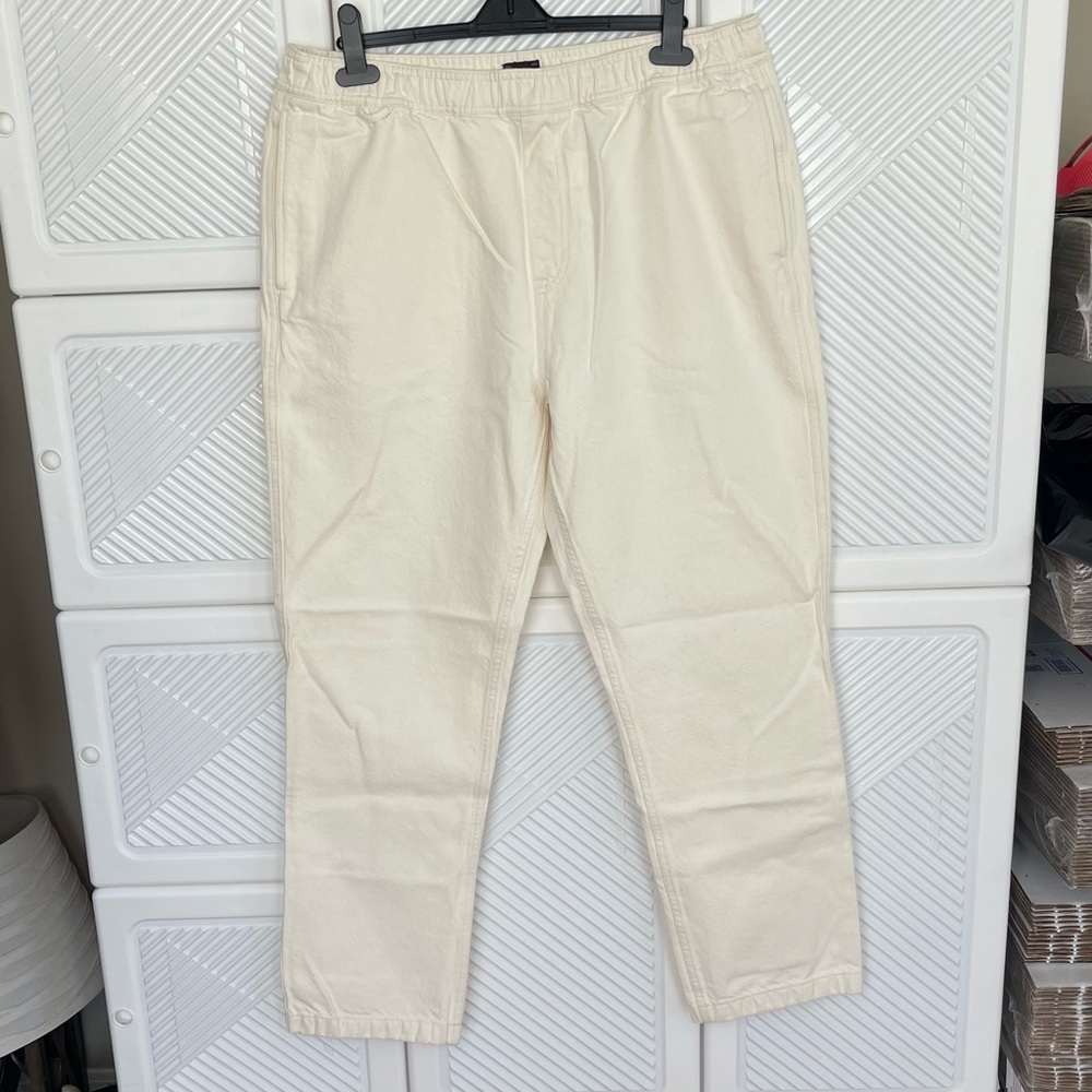 Men's Large J.Crew Cream Pants